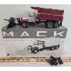 Image 1 : FIRST GEAR DIE CAST MACK R-MODEL DUMP TRUCK W/ PLOW - 1:34 SCALE
