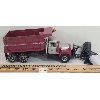Image 2 : FIRST GEAR DIE CAST MACK R-MODEL DUMP TRUCK W/ PLOW - 1:34 SCALE