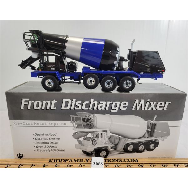 FIRST GEAR DIE CAST FRONT DISCHARGE MIXER W/ BOX - 1:34 SCALE