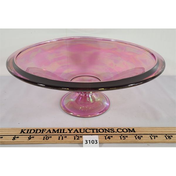 PURPLE AMETHYST (?) FRUIT BOWL