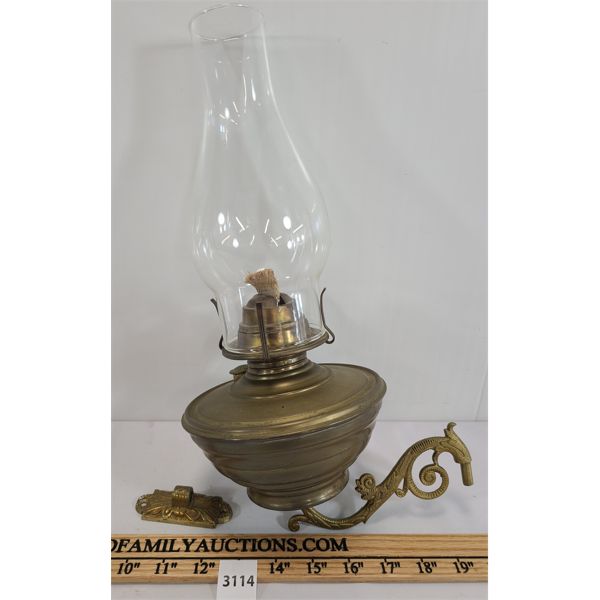 OIL LAMP WALL SCONCE