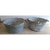 Image 1 : LOT OF 2 - WASH TUBS 