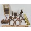 Image 1 : JOB LOT - HORSESHOES, COWBELL, WASHBOARD & ANCHOR ETC