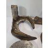 Image 4 : JOB LOT - ICE TONGS, HAY BALE HOOK, HATCHET & TIRE PUMP ETC