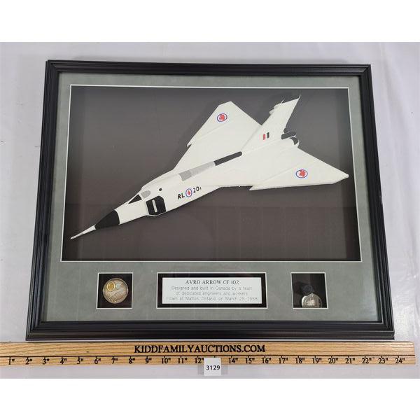 FRAMED AVRO ARROW CF 102