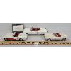 Image 1 : LOT OF 3 - DIE CAST MODELS - INCL FRANKLIN MINT PRECISION 1953 CADILLAC & BBURAGO 1957 CORVETTE ETC