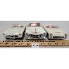 Image 2 : LOT OF 3 - DIE CAST MODELS - INCL FRANKLIN MINT PRECISION 1953 CADILLAC & BBURAGO 1957 CORVETTE ETC