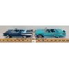 Image 1 : LOT OF 2 - THE DANBURY MINT DIE CAST 1957 CHEVROLET BEL AIR & 1958 IMPALA MODELS
