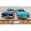Image 4 : LOT OF 2 - THE DANBURY MINT DIE CAST 1957 CHEVROLET BEL AIR & 1958 IMPALA MODELS