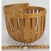 Image 3 : FRUIT BASKET  - "ENGLISH BROWN OAK" BY ROBERT G WOODS - SEE ALL PICS