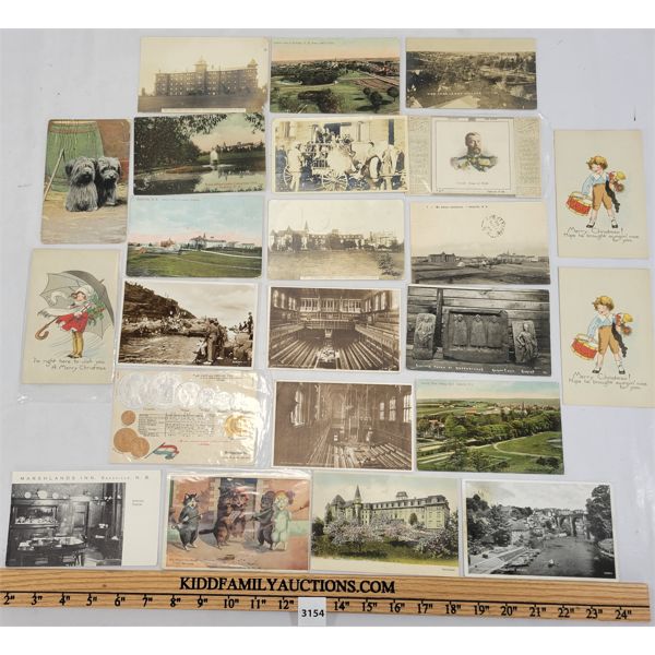 LOT OF 22 - POSTCARDS