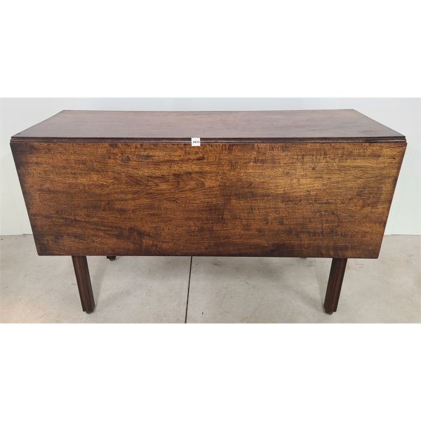 MAHOGANY (?) DROP LEAF TABLE 
