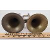 Image 4 : LOT OF 2 - BRASS BUGLES W/ MOUTH PIECES