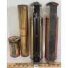 Image 3 : LOT OF 4 - FIRE EXTINGUISHERS - INCL BRASS WALL MOUNT