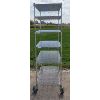 Image 2 : NEXEL TIERED METAL ROLLING SHELF - AS NEW