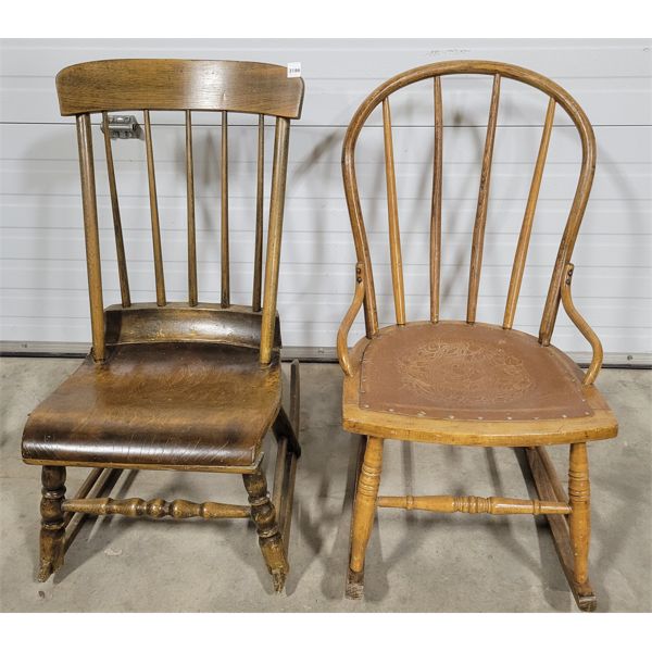LOT OF 2 - ROCKING CHAIRS