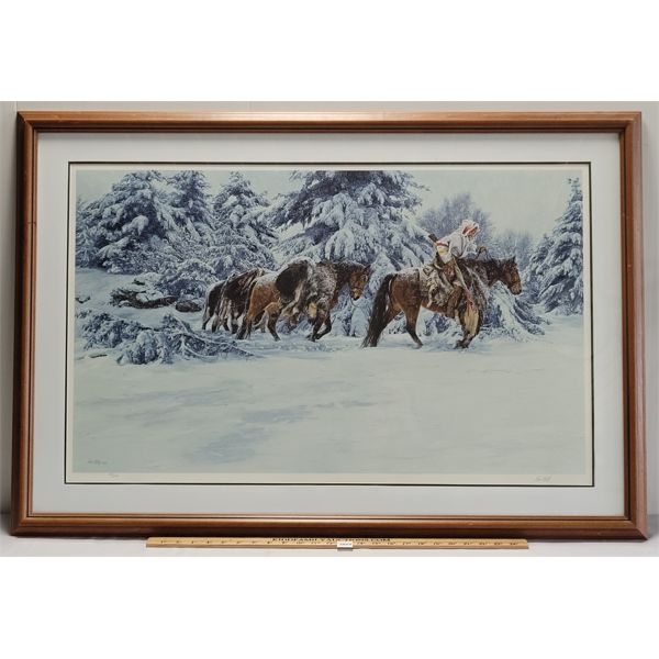 FRAMED PRINT - "WHEN TRAILS GROW COLD" BY PAUL CALLE