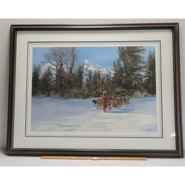 FRAMED PRINT - "OUT OF THE SILENCE" BY PAUL CALLE W/ COA