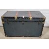 Image 3 : CHRISTIE BAGGAGE STEAMER TRUNK W/ BRASS HARDWARE