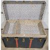 Image 5 : CHRISTIE BAGGAGE STEAMER TRUNK W/ BRASS HARDWARE