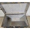 Image 8 : CHRISTIE BAGGAGE STEAMER TRUNK W/ BRASS HARDWARE