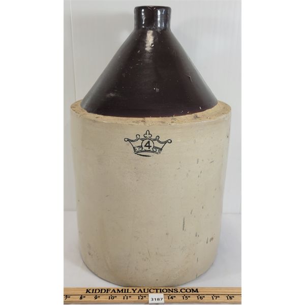 4 GAL BLUE CROWN FINGER CROCK