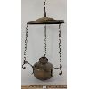 Image 1 : BRASS VALOR HANGING OIL LAMP - MADE IN ENGLAND 