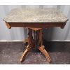 Image 1 : EASTLAKE STYLE MARBLE TOP PARLOR TABLE