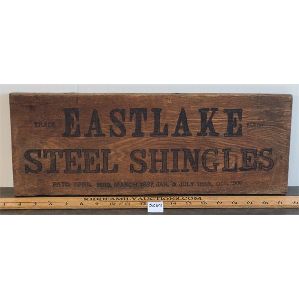 EASTLAKE STEEL SHINGLES SIGN 