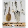 Image 1 : LOT OF 5 - UTENSILS - SOME MARKED STERLING