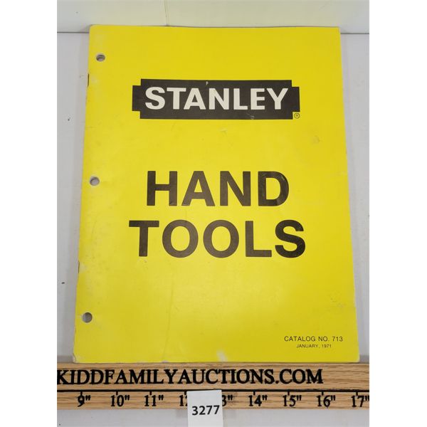 STANLEY HAND TOOLS 1971 CATALOGUE NO 713