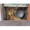 Image 4 : LOT OF 5 - SETH THOMAS MANTLE CLOCK AND LIGHT SHADES