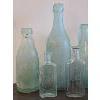 Image 2 : LOT OF 9 - GLASS TORPEDO & SODA AQUA BOTTLES, ETC - TORONTO