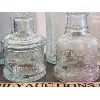 Image 3 : LOT OF 12 - GLASS BOTTLES & JARS - INCL PERFUME, TEABERRY & INK BOTTLES