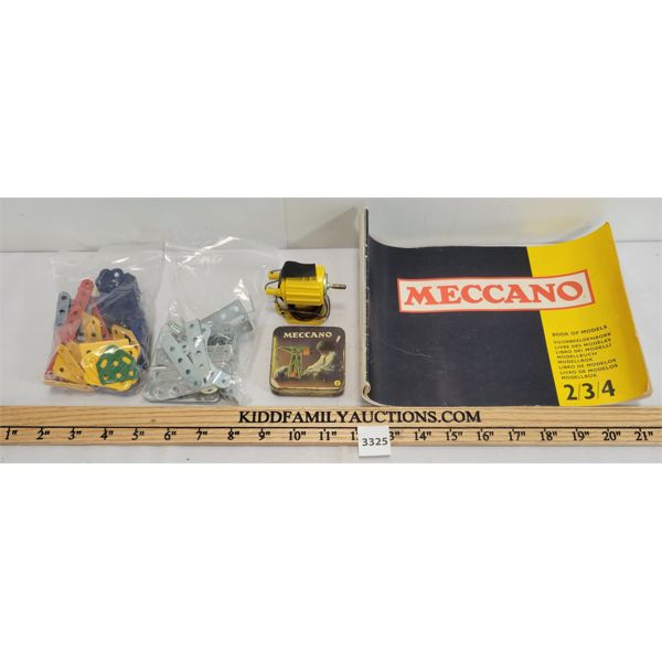 JOB LOT - MECCANO BUILDING SET PIECES