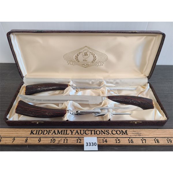 GLO-HILL CORPORATION STAINLESS STEEL CARVING SET