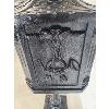 Image 3 : CAST ORNATE VINTAGE MAILBOX W/ KEYS