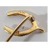 Image 2 : 14K GOLD STICKPIN W/ HORSESHOE DESIGN