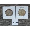 Image 2 : LOT OF 2 - CDN 5O CENT PIECES - 1916 & 1917