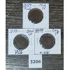 Image 1 : LOT OF 3 - CDN LARGE CENTS - 1897, 1898 & 1899