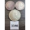 Image 2 : LOT OF 3 - CDN 1867-1967 SILVER 50 CENT AND $1 PCS