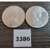 Image 2 : LOT OF 2 - 1965 CDN SILVER DOLLARS