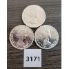 Image 2 : LOT OF 3 - 1858-1958 CDN SILVER DOLLARS