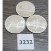 Image 1 : LOT OF 3 - 1966 CDN SILVER DOLLARS