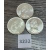 Image 2 : LOT OF 3 - 1966 CDN SILVER DOLLARS