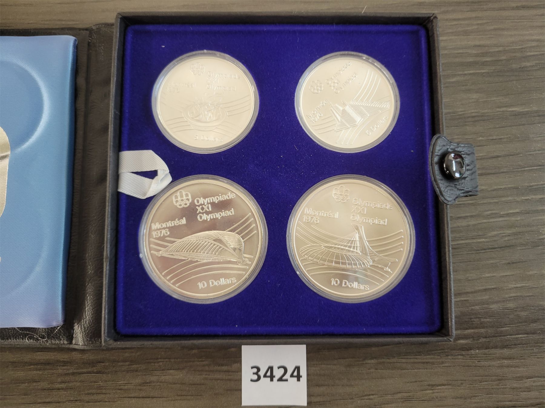 1976 Montreal Olympics silver coin set 1976 Montreal Olympics silver coin set