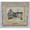 Image 1 : FRAMED OIL (?) ON BOARD - BY LORNE H. BOUCHARD, A.R.C.A (1913-1978)