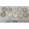 Image 2 : LOT OF 10 - SILVER CDN 25 CENT PCS - PRE 1967