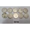 Image 1 : LOT OF 10 - SILVER CDN 25 CENT PCS - PRE 1967