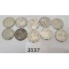 Image 2 : LOT OF 10 - CDN SILVER 25 CENT PCS - PRE 1967